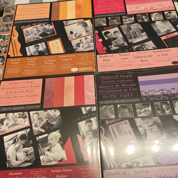 Lot of 4 packages of creative memories paper - Picture 1 of 9
